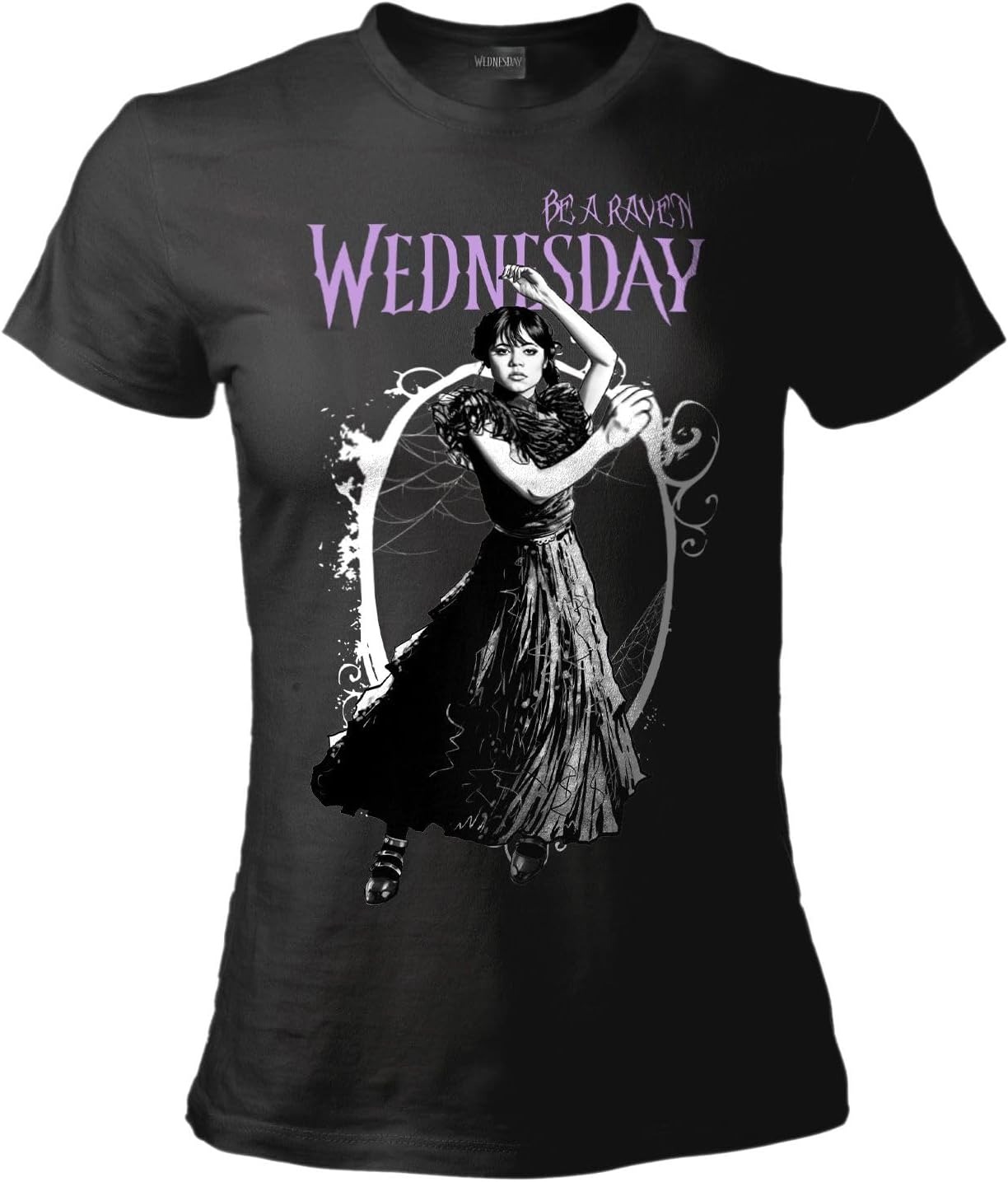 Wednesday Be a Raven 3D T-Shirt Wednesday Family Addams