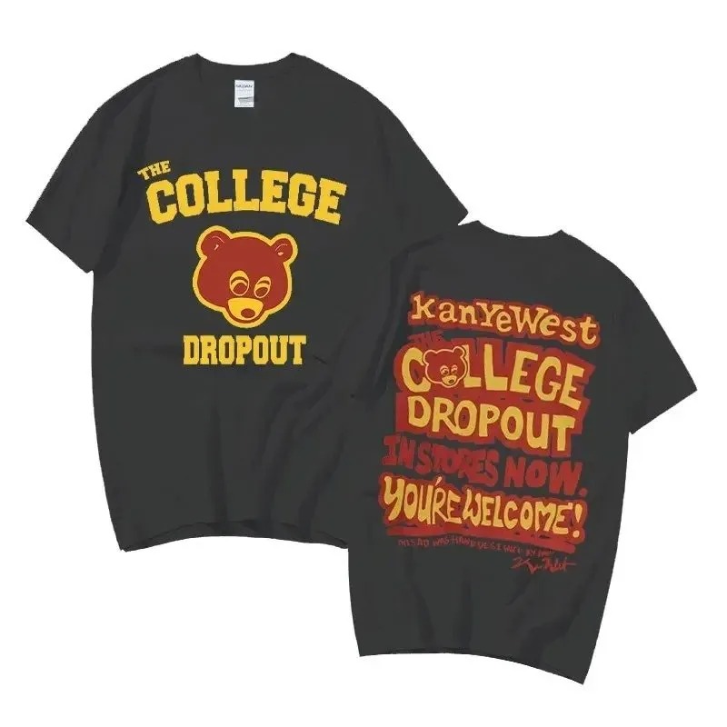 Kanye West College Dropout Inspired Shirt, Multi-Color, Pure Cotton, Short Sleeve, High-Quality Graphic Tee - Image 5