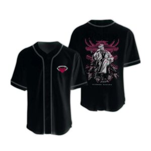 Custom Color Sukuna Jujutsu Kaisen Baseball Jersey