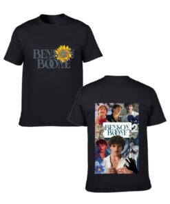 Custom Color Tribute to Benson Boone Merch Music Concert Shirt with Photo Collage for Fans
