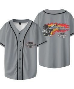 Alternative view of Custom Color Benson Boone American Heart Baseball Jacket Tee Women Men V-neck Short Sleeve Shirts