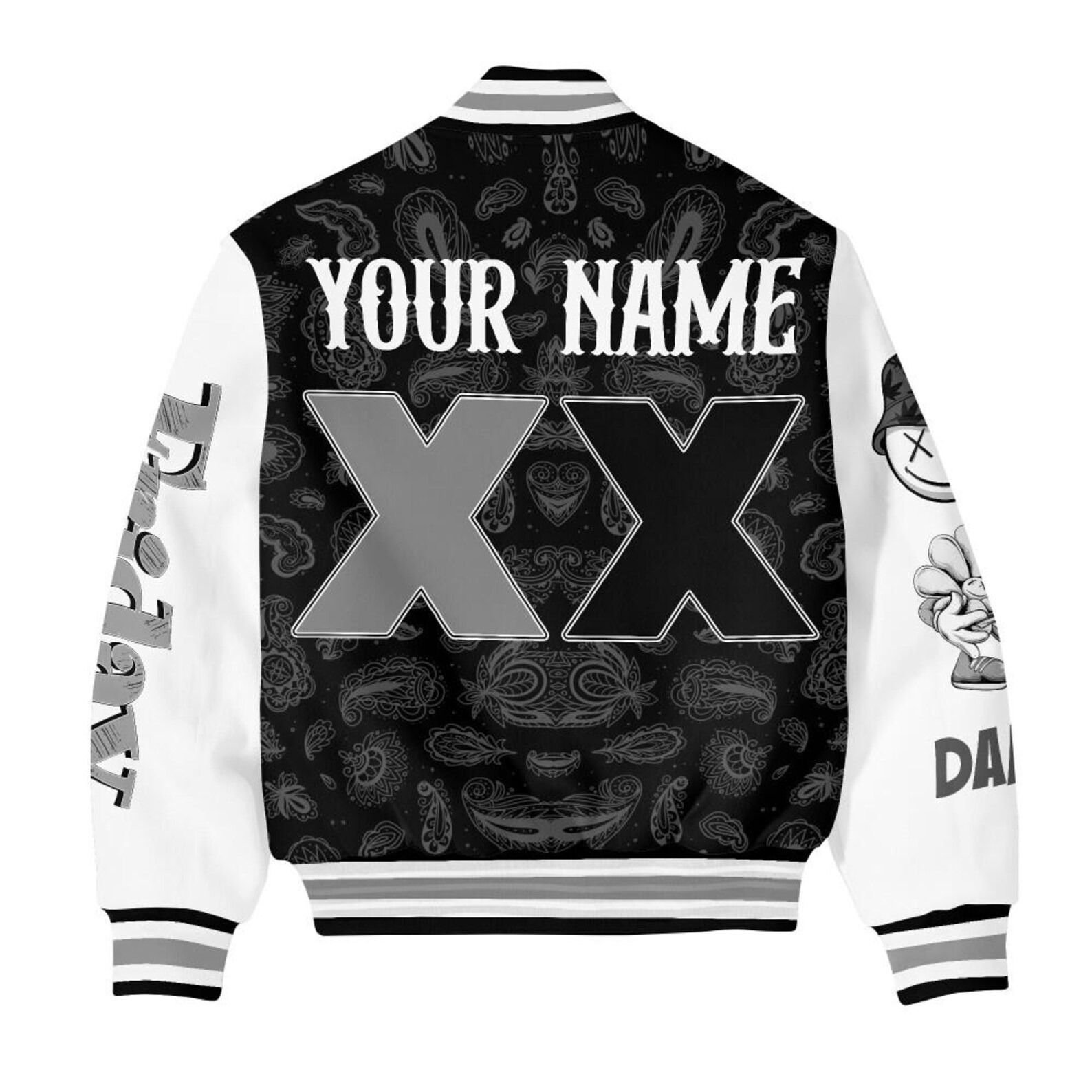 Customized 1111 CBXX Varsity Chris Brown BaseBall Jacket, Breezy Bowl XX 2025 BaseBall Jacket - Image 3