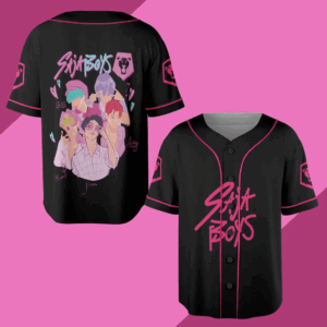 Kpop Demon Hunter Saja Boys Jersey, Kpop Saja Boys Demon Hunters Baseball Shirt
