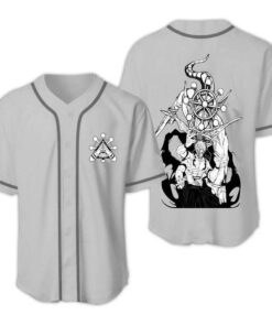 Custom Color Sukuna x Mahoraga" Jujutsu Kaisen Baseball Jersey