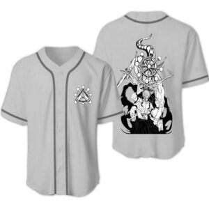 Custom Color Sukuna x Mahoraga" Jujutsu Kaisen Baseball Jersey