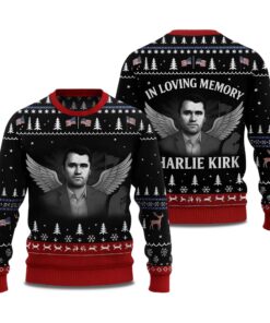 In Love Memory Charlie Kirk Ugly Christmas Sweater