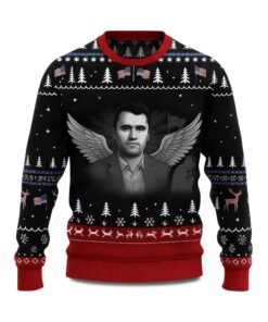 Alternative view of In Love Memory Charlie Kirk Ugly Christmas Sweater