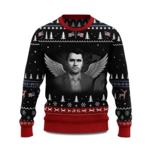 Alternative view of In Love Memory Charlie Kirk Ugly Christmas Sweater