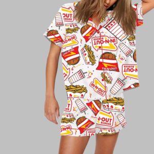 Alternative view of In-N-Out Burger Print Pajama Set