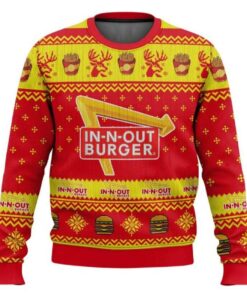 In-N-Out Burger Ugly Christmas Sweater