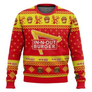In-N-Out Burger Ugly Christmas Sweater