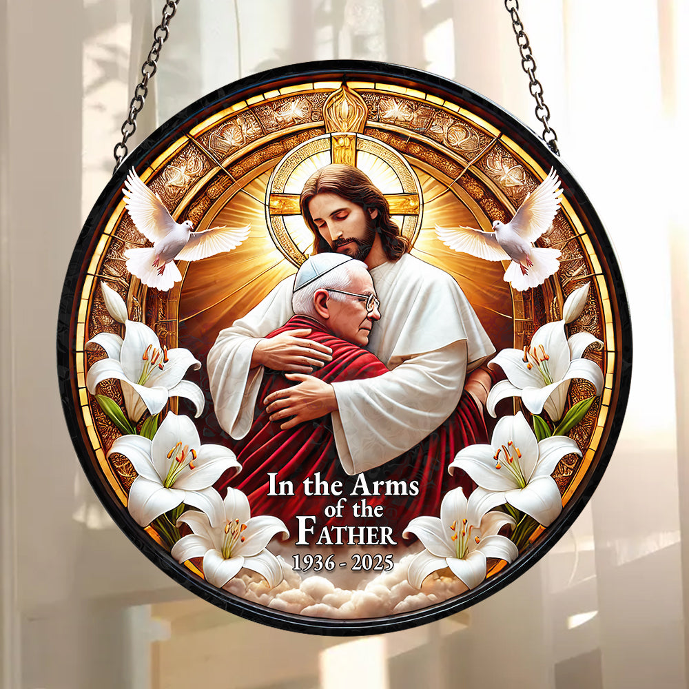 In The Arms Of The Father - Pope Francis Stained Glass Ornament 07hudt220425 - Image 4