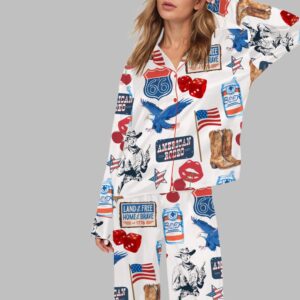 Alternative view of Independence Day Western Pajama Set
