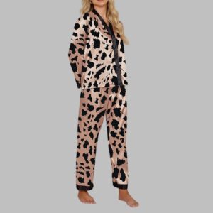Alternative view of Irregular Graphic Pajama Set