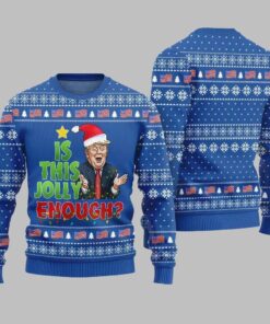 Is This Jolly Enough Donald Trump Ugly Sweater Christmas 2025 