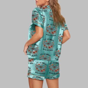 Alternative view of It Is Well With My Soul Jesus Pajama Set