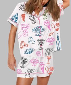 Italian Food and Drink Pajama Set