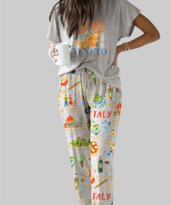 Italian Vacation Casual Pajama Set