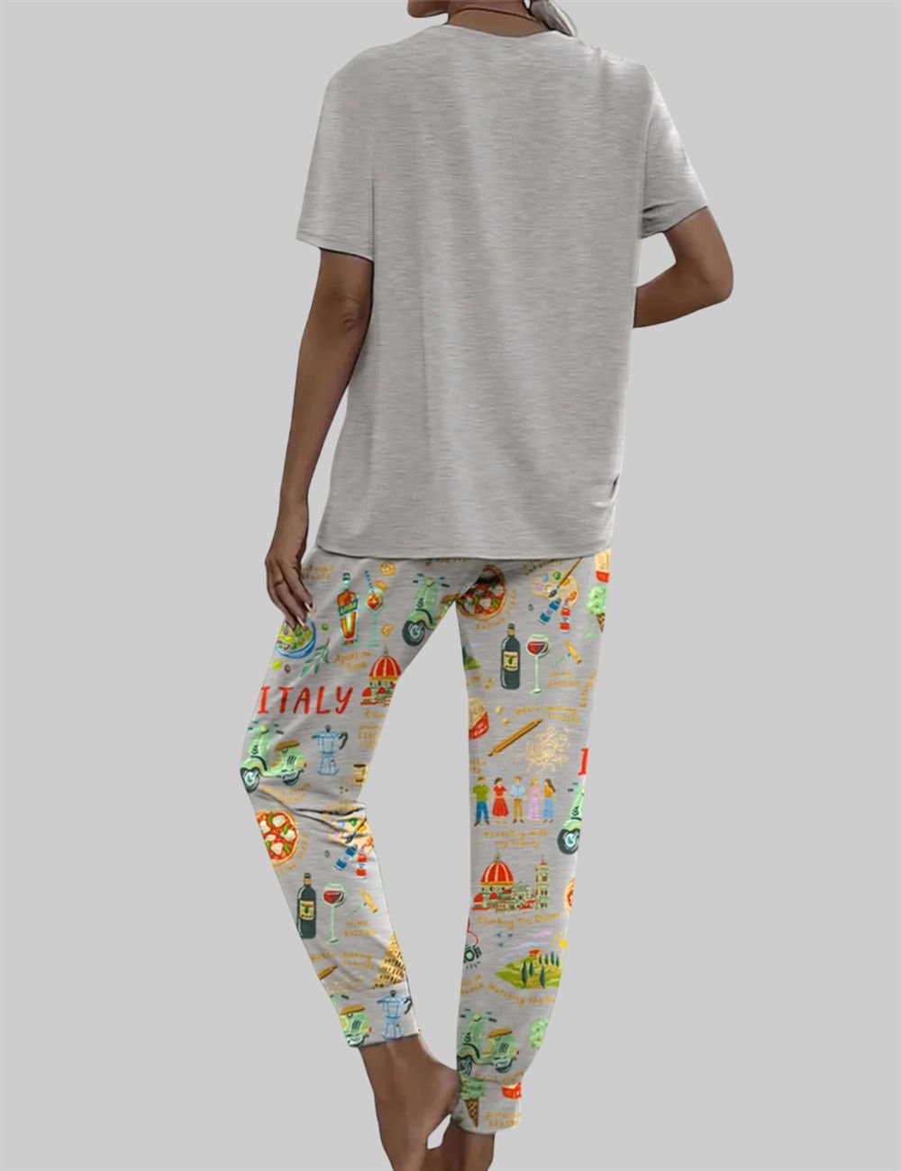 Alternative view of Italian Vacation Casual Pajama Set