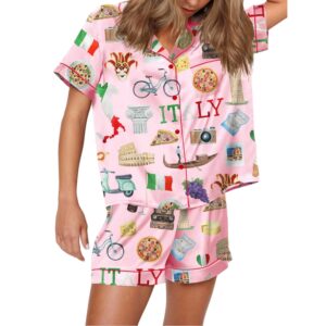 Italy Roma Travel Pajama Set