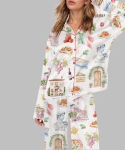 Alternative view of Italy Watercolour Travel Pajama Set