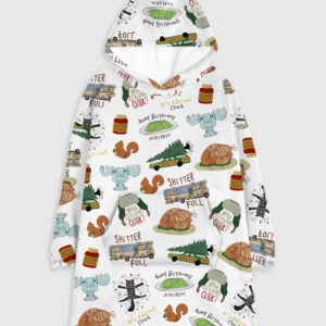 It's A Beaut Clark Christmas Vacation Blanket Hoodie