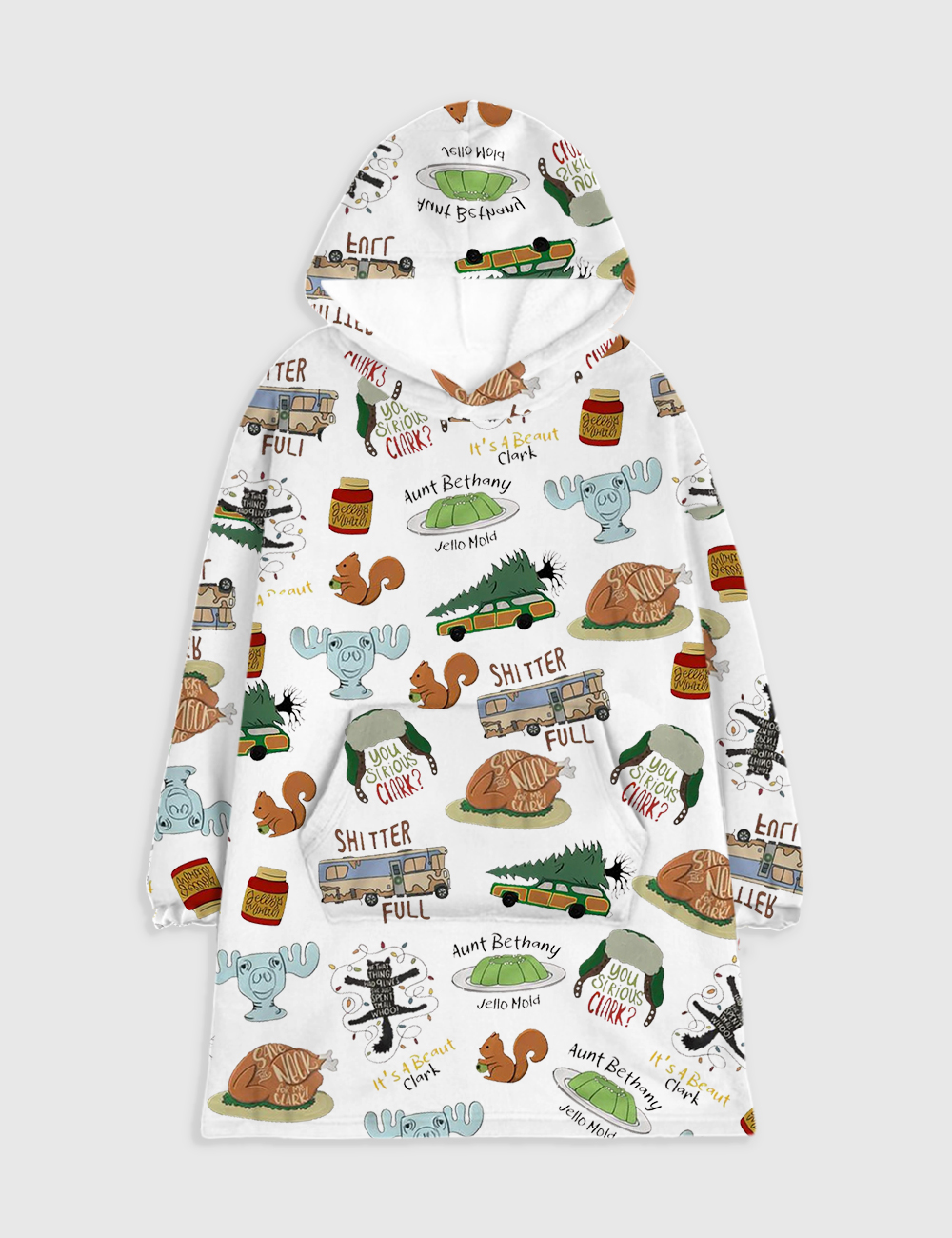 It's A Beaut Clark Christmas Vacation Blanket Hoodie