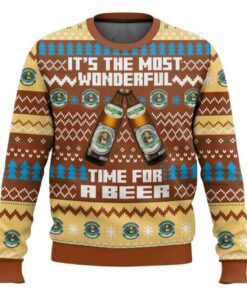It's The Most Wonderful Time For A Augustiner Brau Ugly Christmas Sweater