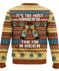 Alternative view of It's The Most Wonderful Time For A Augustiner Brau Ugly Christmas Sweater