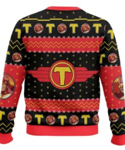 Alternative view of It's Turbo Time Turbo Man Jingle All the Way Ugly Christmas Sweater