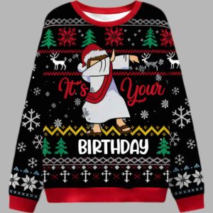 It's Your Birthday Ugly Christmas Sweater - gullprint.com