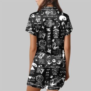 Alternative view of Jack And Sally Nightmare Pajamas Set