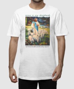 Alternative view of Jalen Williams Jesus Is My Shepherd Shirt