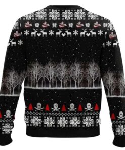 Alternative view of Jason Voorhees Slashing Ugly Christmas Sweater