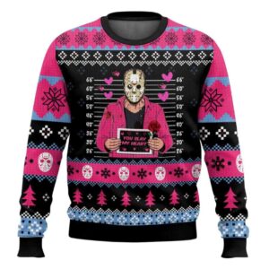 Jason Voorhees You Slay My Heart Ugly Christmas Sweater