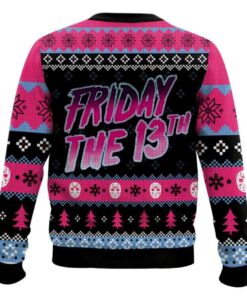 Alternative view of Jason Voorhees You Slay My Heart Ugly Christmas Sweater