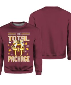 Alternative view of Jayden Daniels The Total Package Ugly Sweater 