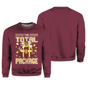 Jayden Daniels The Total Package Ugly Sweater - Grishko.com