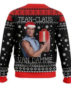 Alternative view of Jean Claus Van Damme Christmas Ugly Sweater