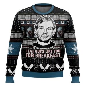 Jeffrey Dahmer Funny Serial Killer Ugly Christmas Sweater
