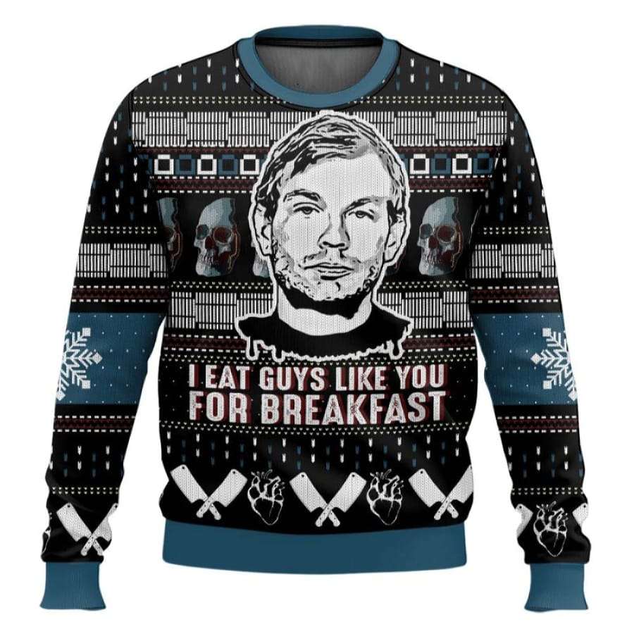 Jeffrey Dahmer Funny Serial Killer Ugly Christmas Sweater