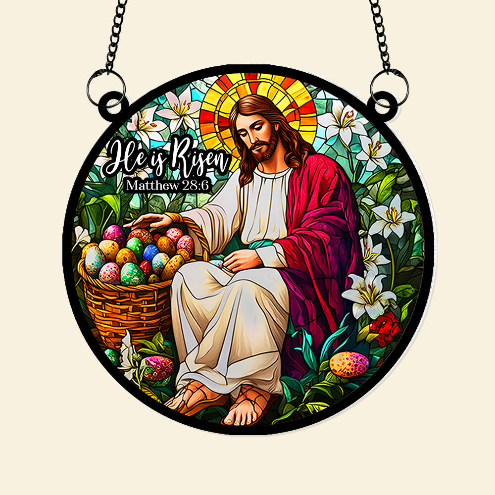 Jesus Easter's Day Gifts Suncatcher Ornament 02XQLU060125 Easter Gifts - Image 8