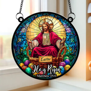 Jesus Easter's Day Gifts Suncatcher Ornament 02XQLU060125 Easter Gifts