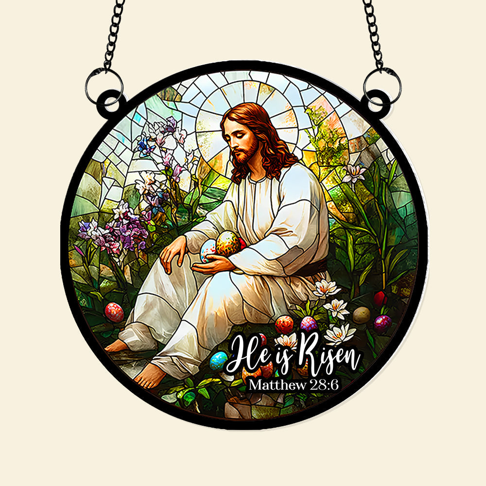 Jesus Easter's Day Gifts Suncatcher Ornament 02XQLU060125 Easter Gifts - Image 7