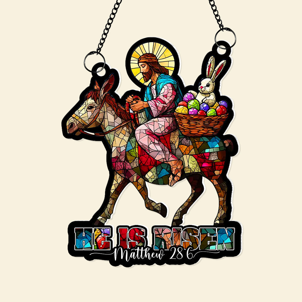 Jesus Easter's Day Gifts Suncatcher Ornament 02XQLU060125 Easter Gifts - Image 6