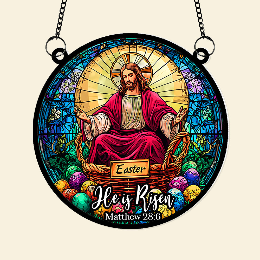 Jesus Easter's Day Gifts Suncatcher Ornament 02XQLU060125 Easter Gifts - Image 5