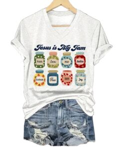 Jesus Is My Jam Christian Faith Graphic Shirt