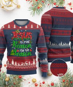 Jesus Is The Reason For The Season Ugly Christmas Sweater 