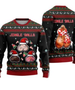 Jingle Balls Funny Ugly Christmas Sweater 
