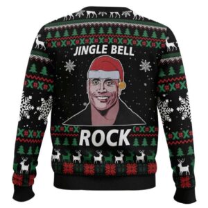 Alternative view of Jingle Bell Rock Dwayne Johnson Ugly Christmas Sweater
